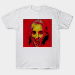 DEMONS (Alternate Color) Horror Glitch Art T-Shirt